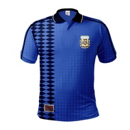 Argentina 1994 Away Blue Retro Men's Shirt, Diego Maradona's Legacy, Gabriel Batistuta's Glory, Sust