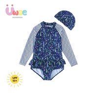 Uwae Children's Swimsuit Uv Protection Garden Flower Model UV303