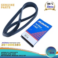 Fanbelt V Belt Fan Belt 6PK 1230 MITSUBISHI MIRAGE 2012 UP Ac Delco