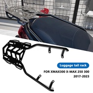 Motorcycle accessories For XMAX300 X-MAX 250 300 2017-2023 motorcycle rear luggage rack carbon steel trunk support kit