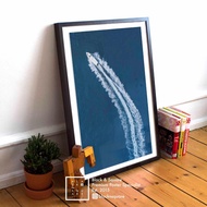 Premium Poster - The Speeding Boat - Fiber Frame 42x60cm