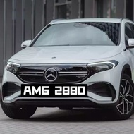 AMG Number plate AMG series limited plate MERCEDES BENZ AMG 2880 AMG 2988 S63 C63 G63 A43 A45 A35 CL