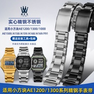 Suitable for casio casio AE1200/1300/1500 A158/168/F91 Stainless Steel Steel Belt