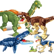 Cretaceous Period Animal Model Jurassic Dinosaur World Park Tyrannosaurus Rex Dinosaur Building Blocks Educational Assembly Toys Compatible Lego Gifts for Boys