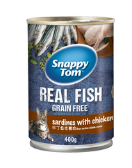 [1 CARTON] 400g Snappy Tom Classic Cat Canned Food Cat Wet Food Cat Makanan Kucing Murah Basah Tin