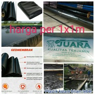 Terpal Kolam Plastik Geomembran Tebal Meteran Terpal Plastik kolam ikan meteran