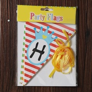 New Crown happy birthday Paper Pennant happy birthday birthday Banner Bunting Wholesale 2025.10.22