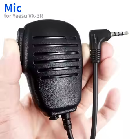 MH-34B4B 1Pin 3.5mm Speaker MIC PTT Handheld Microphone Speaker for YAESU VX-3R FT-60R FT1DR FT2DR B