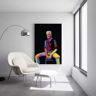 Anthony Bourdain Ighty Ready To Hang Fraed Pop Art Canvas Art Wall Art Canvas Wall Canvas Canvas Wal