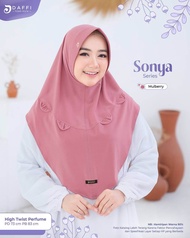 SONYA Daffi Hijab Mutiara Terbaru Jilbab Instan Kerudung Bergo Premium