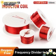 HSHELPH Audio Inductor Coil, 0.2mh-2.0mh 0.6mm Speaker Crossover Inductor Coil, Copper Inductor Coil