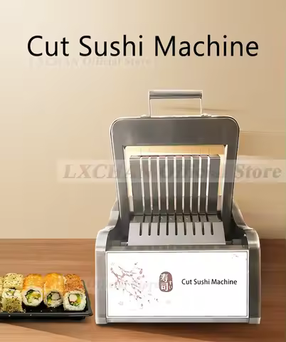 Homewise Commercial Sushi Cutter 304 Stainless Steel Sushi Cutting Machine Sushi Slicer Food Process