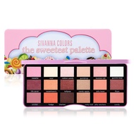 Sivanna Colors SWEETEST & CHOCOLATE Plate HF7006 Legendary Palette 18 Shades In One Case