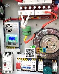 5kw 5000W MPPT อินเวอร์เตอร์ ไฮบริด อินเวอร์เตอร์แปลงไฟ DC เป็น Ac 220V ระบบ 48V พลังงานแสงอาทิตย์ เ