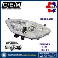 Perodua Alza 2014 ~ Head Lamp HeadLights LAMPU BESAR