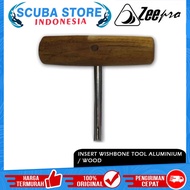 Insert Wishbone Tool Speargun Spearfishing Rubber Aluminum Wood Accessories Spearo Apnea Fish Access