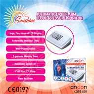 Andon KD-558BR Automatic Upper Arm Blood Pressure Monitor | Digital BP Machine | Blood Pressure Chec