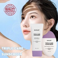 Sunscreen Cream Moisturizing Non-greasy Waterproof Sunblock Anti-sweat Sunscreen Uv Cream G7t1