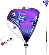 Titanium Alloy Golf Driver 12.5 Degree Loft Womens Right Handed Fairway Wood Graphite Shaft Club wit