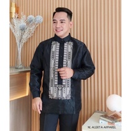 MODERN BARONG TAGALOG FOR MEN BLACK