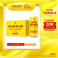 Bia Hơi Hà Nội - Thùng 24 lon 500ml
