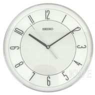 Seiko Clock QXA816W White Analog Quiet Sweep Silent Movement Quartz Wall Clock QXA816