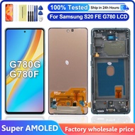For Samsung Galaxy S20 FE LCD With Frame Display Touch Screen Assembly Replacement SM-G780F, SM-G780