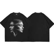 WRLDSTUDIOS_T-Shirt OVER IT Black Cotton Combed 24s 220gsm T-Shirt