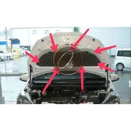 Toyota Vios 2003 - 2018 ncp42 ncp93 ncp150 front bonnet engine cover Sound Proof Cover Hood Insulato