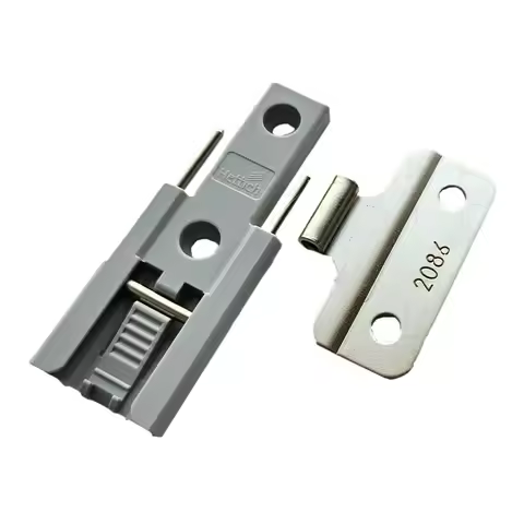 2PCS Cupboard Wardrobe Built-in Hinge Accordion Folding Wardrobe Door Systems Tracked Hinge