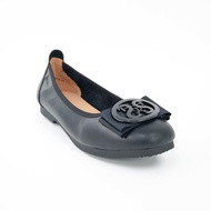 ST.JAMES รองเท้าหนังแท้ รองเท้าส้นเตี้ย ส้น 1.6 CM. รุ่น RENNES สี BLACK l รองเท้าคัทชู ผู้หญิง