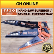 BAHCO HAND SAW SUPERIOR 19/22 INCH / GENERAL PURPOSE SAW 14 INCH