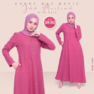 Jubah Muslimah Plain with Batu Designed ❀NEW ARRIVAL❀ - V2