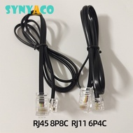 1/2pcs RJ45/8P8C to RJ11/6P4C Cables for Network Device Connect to Traditional Phone Line for VoIP A