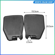 [Beauty] Wheelchair Footrest Lightweight Foot Plate Pedal Universal Nonslip Texture Easy to Install Foot Pedal for Wheelchairs Accessory