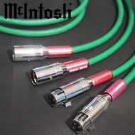 Mcintosh XLR balance audio line audiophile grade Sound card microphone wire with High performance rh