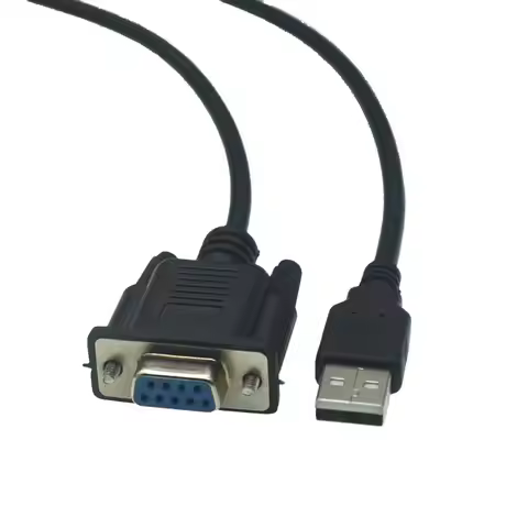 1.8M 6FT High Quality USB Male To DB9 RS232 COM Female Cable Adapter Converter Supports Win 7 8 10 P
