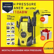 MOSTAZ MS110ABW Waterjet High Pressure Cleaner Water Jet Jek Jack Sprayer Machine Mesin Cuci Kereta Car Washer 15