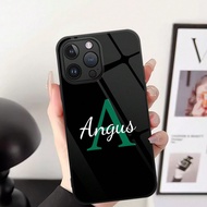 1pc Customized Personalized Signature Glass Phone Case Compatible With Apple 16promax/16plus/16pro/1