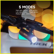 ☍ ℗ ◸ XOSS XL 800 Bike Headlight 800lm Torch Light Waterproof USB Rechargeable Bicycle Front Light