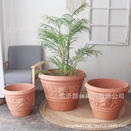 Large Size Pottery Pot Red Pottery Large Potted Plant Tree Pottery Pot Landscape Large Red Pottery L