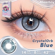 【2 ชิ้น-10% 3 ชิ้น-15%】【NEW】Uyaai คอนแทคเลนส์สี แบบสไตล์หวานเย็น CrystalOrb Series ค่าอมน้ำ42% เลนส์