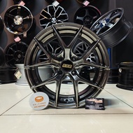 [4PCS] New Sport Rim 15inch BBS 15X7JJ ET38 4H100 HYPER BLACK