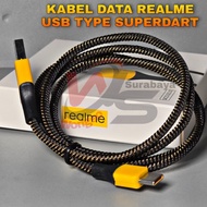 Realme Usb Type C Nylon Braided Data Charger Cable Realme C51 C53 C55 C67 Narzo 20 50 9 9i 10 Pro+ N