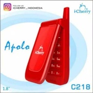 SALE!! HP ICHERRY C218 APOLLO FLIP MODEL LAYAR 1.8" 2 SIM CARD
