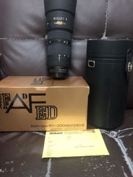 新淨 全套有盒行貨 Nikon 80-200 F2.8 LB3 小黑三