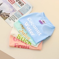 Promotion DY Loving Korean Pet Vest Letter Printed Cool Thin Cat Shirt
