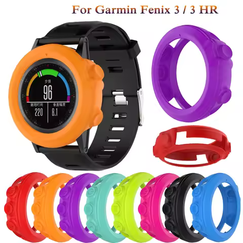 Fashion Silicone Protector Case Protective Shell for Garmin Fenix 3/3 HR/ Sapphire/Quatix 3/Tactix B