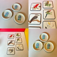 No.25-26 Water Coaster Set Of 3 Pieces/Set Of 6 Pieces