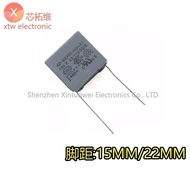 (5Pcs) Safety Capacitor MKP65 440VAC X1 0.1UF 104K 480V Pin Pitch 15MM 22MM Kapasitor